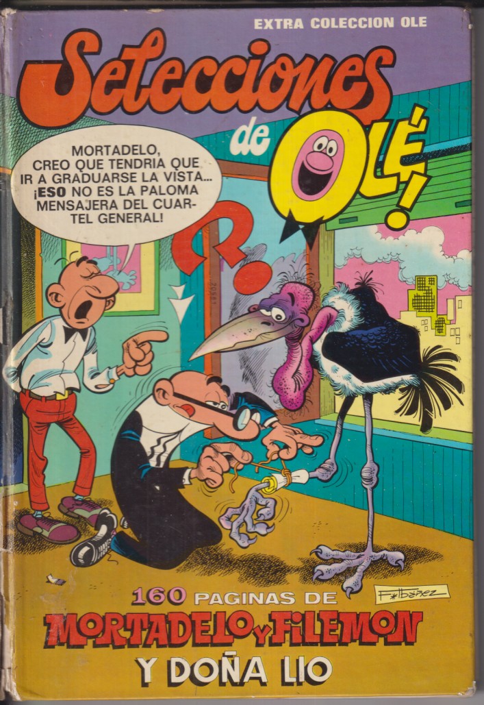 Selecciones de olé nº 7. 160 páginas de Mortadelo y filemón y Doña lio. Primera Edición Bruguera 1974