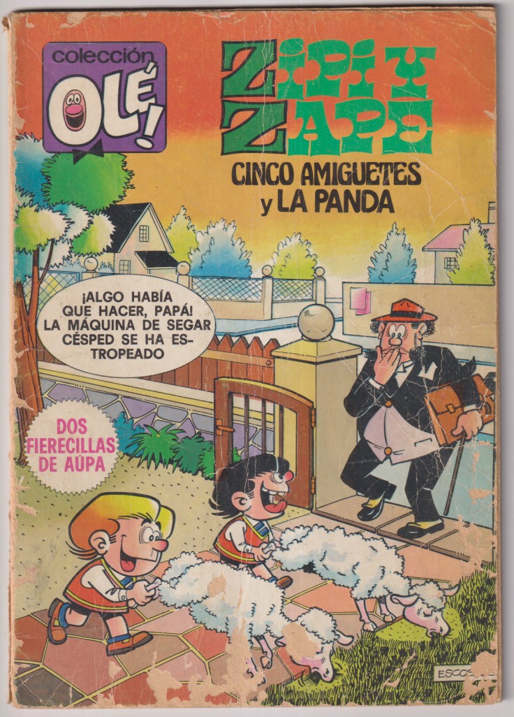 Colección olé nº 177. Zipi y Zape, Cinco amiguetes y la panda. Primera edición Bruguera 1979