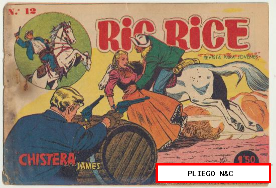 Ric Rice nº 12. Creo 1959. SIN ABRIR