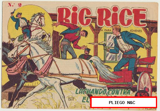 Ric Rice nº 2. Creo 1959. SIN ABRIR