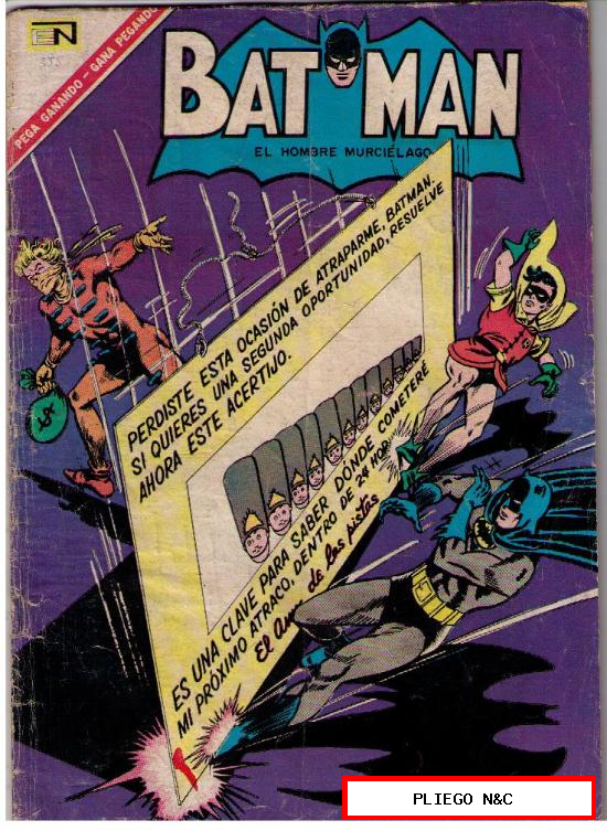 Batman. ER / Novaro 1954. Nº 355 (29 diciembre 1966)