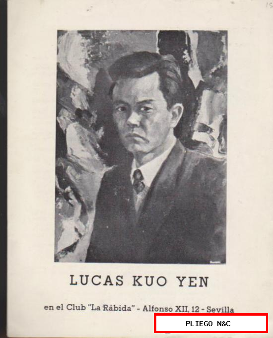 Lucas Kuo Yen. En el Club La Rábida-Sevilla 1961