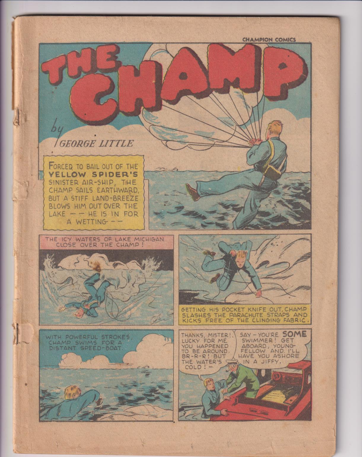 The Champ. Champion Comic (26,5x19) 64 páginas. Año 1940. RARO