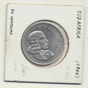 Sud África. AE-28. 50 cent. 1966