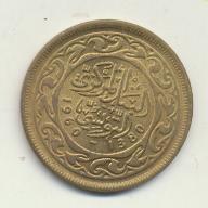 Túnez. 100 millim. 1960. 1380 H. AE-27. SC