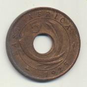 África Oriental. 5 Cents 1925. AE-25