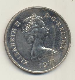 Gibraltar 25 New Pence 1971. AE-40. SC
