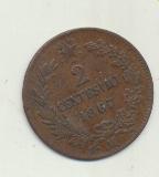 Italia 5 Centesimi 1867 M. AE-20