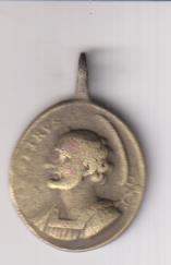 San Pedro. Medalla (AE 25 mm.) R/San Pablo. Siglo XVII-XVIII