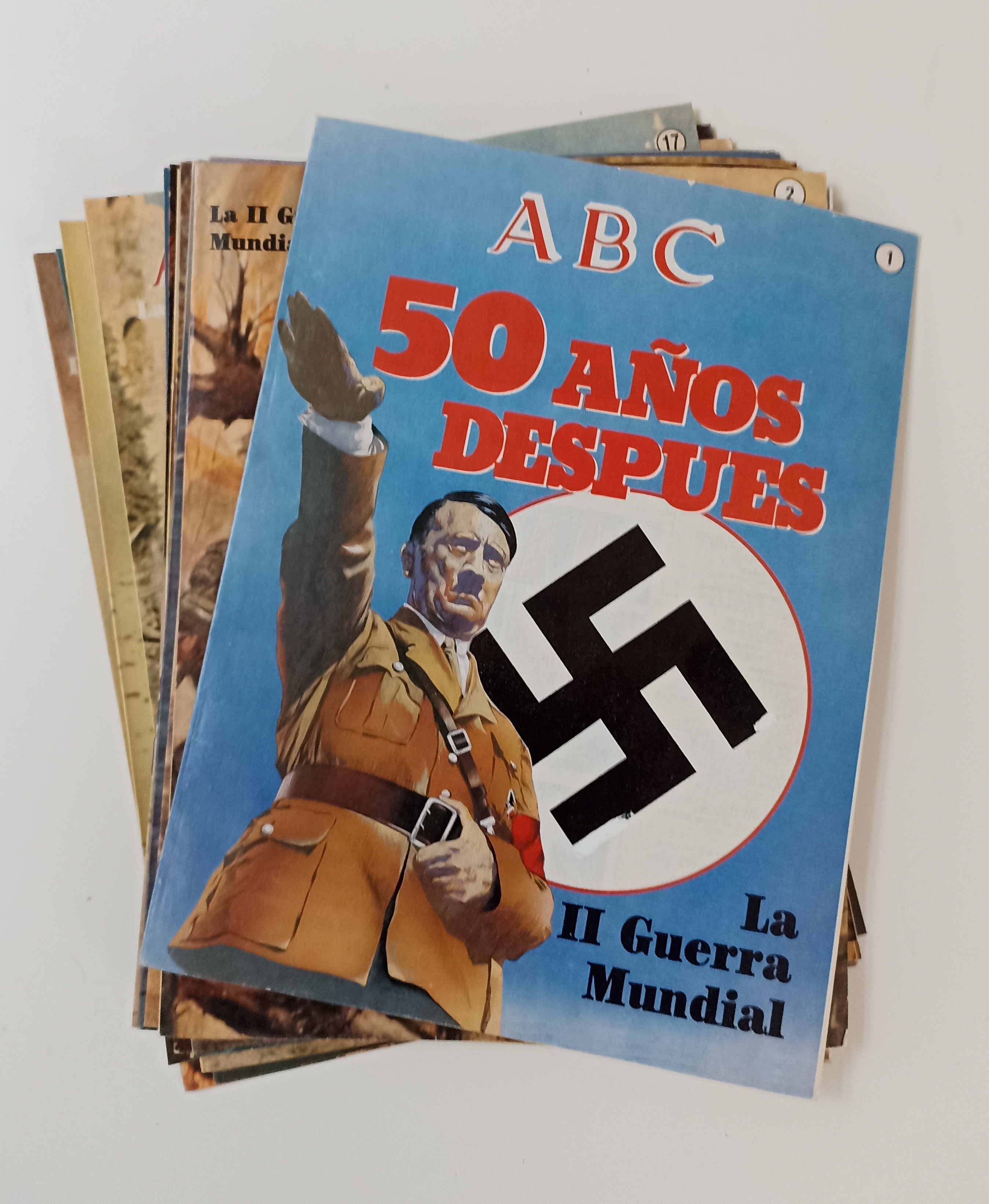 ABC. La II Guerra Mundial 50 años después. La colección consta de 102 fascículos (faltando 5)