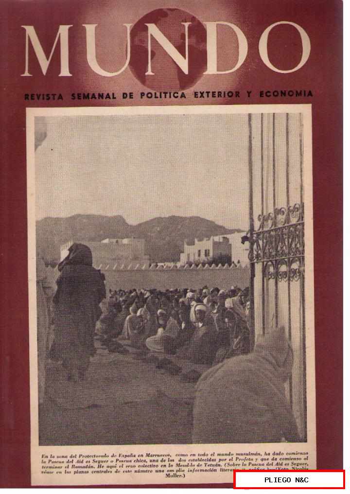 Mundo nº 79. Madrid, 9 noviembre 1941