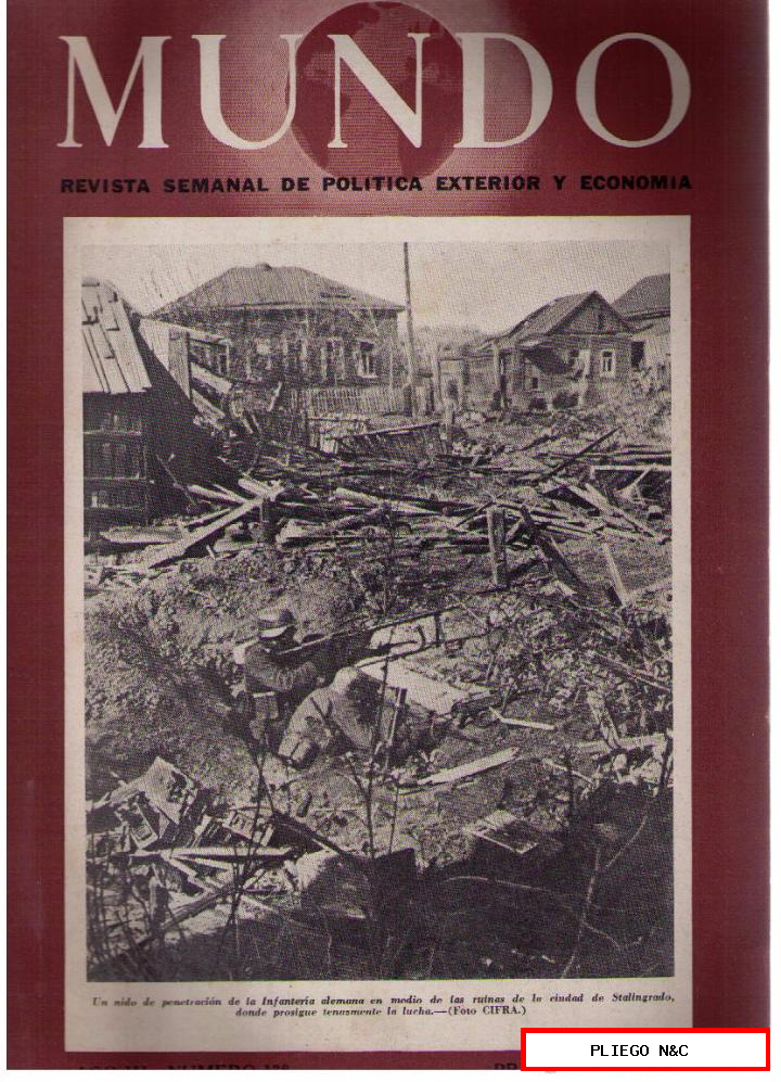 Mundo nº 138. Madrid, 27 diciembre 1942