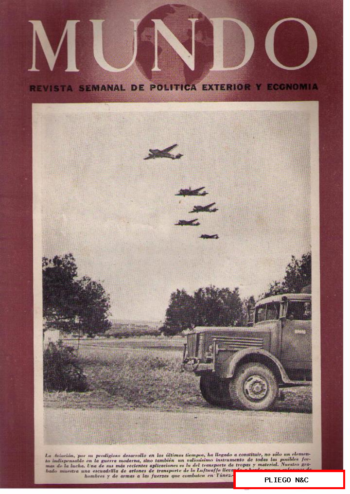 Mundo nº 147. Madrid, 28 febrero 1943
