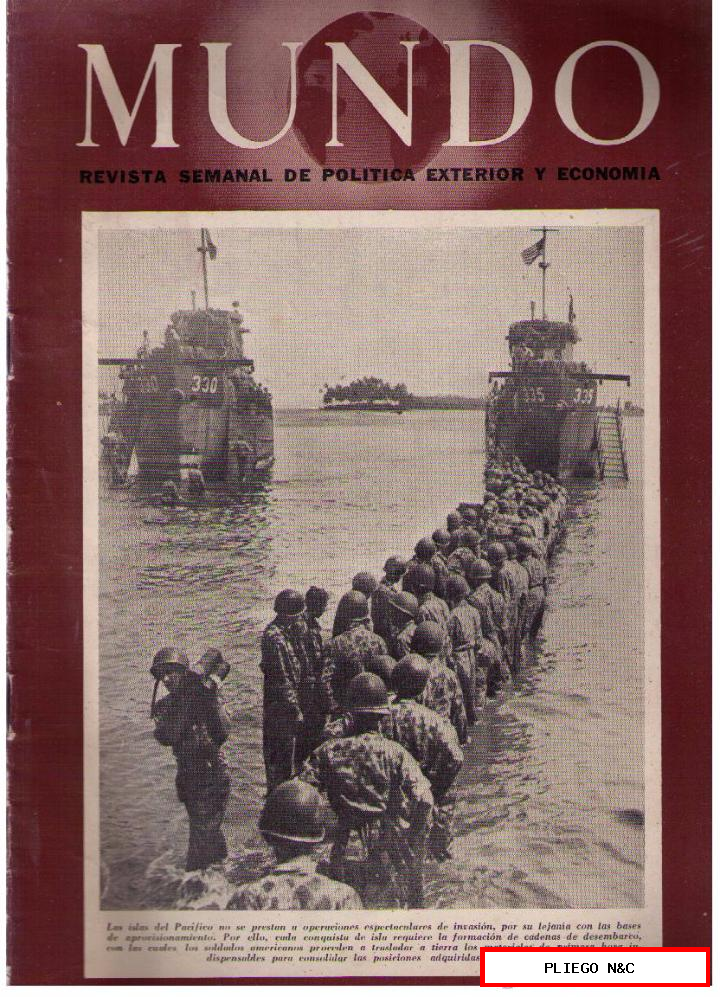 Mundo nº 183. Madrid, 7 noviembre 1943