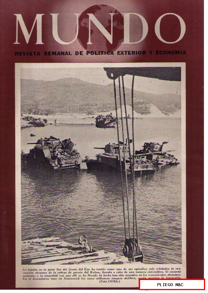 Mundo nº 180. Madrid, 17 octubre 1943