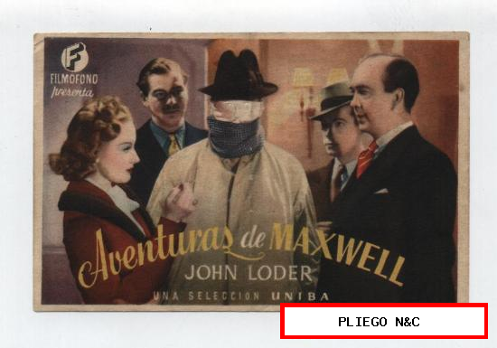 Aventuras de Maxwell. Principal Cinema. 1945