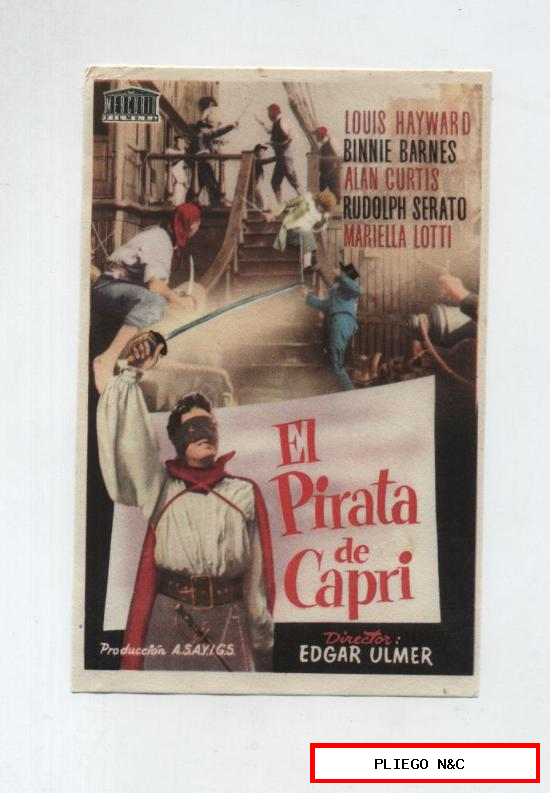 El pirata de Capri. Sencillo de Mercurio