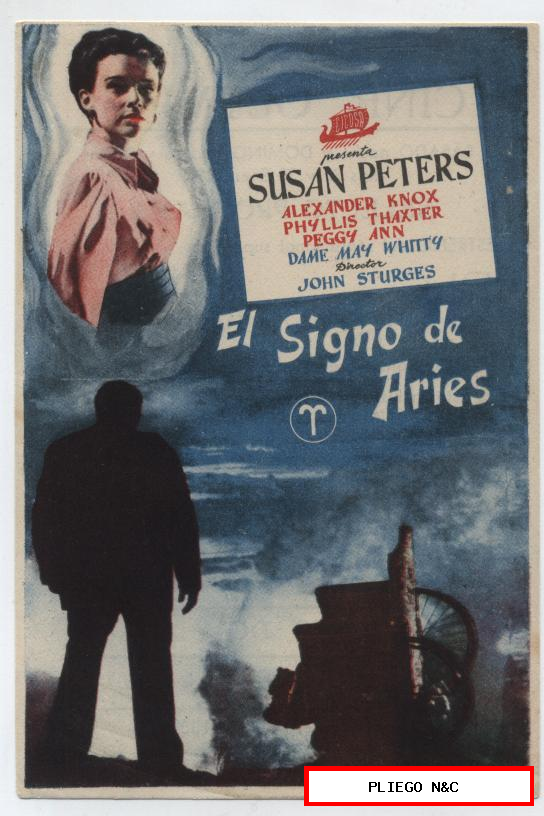 El signo de Aries. Sencillo de Cicosa. Cine Olympia 1949