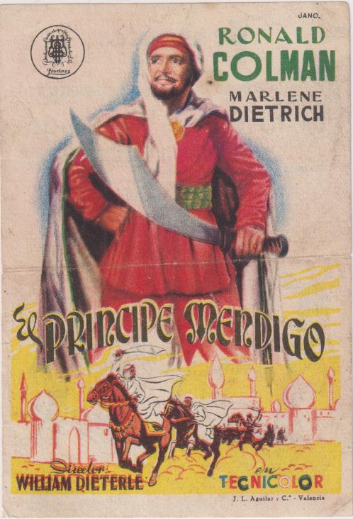 El Príncipe mendigo. Sencillo de Procines. Cine Cervantes Málaga