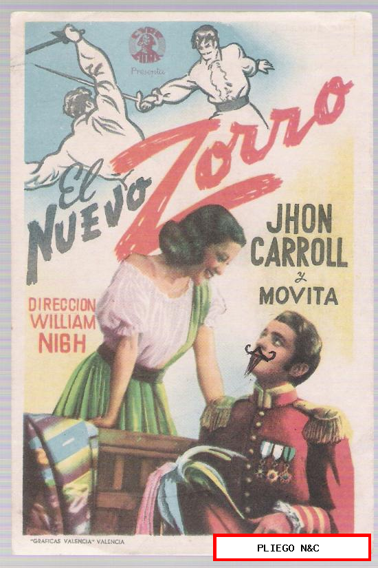 El Nuevo Zorro. Sencillo de Cyre films