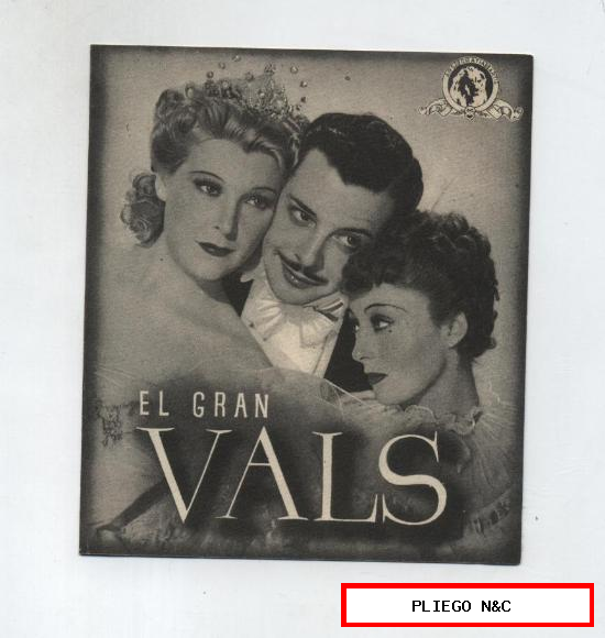 El Gran Vals. Doble de MGM. Teatro Villamarta. 1945