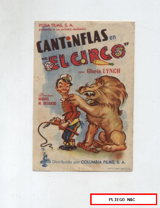 Cantinflas en el Circo. Sencillo de Columbia. Teatro Principal (Úbeda)