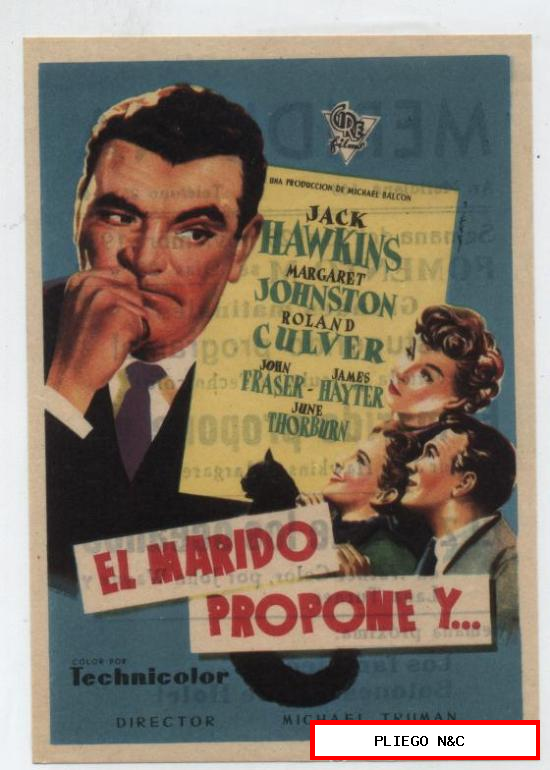 El marido propone y... Sencillo de Cire. Cine Meridiana 1959