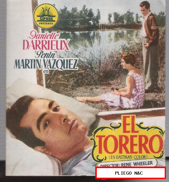 El Torero. Doble de Cifesa. Cine Mari-León 1955