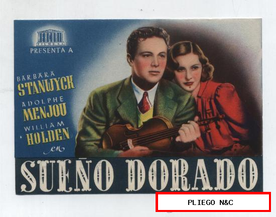 Sueño Dorado. Doble de Mercurio. Cine Mari-León 1943