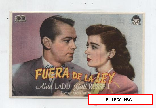 Fuera de la Ley. Sencillo de Mercurio. Cine Mari-León 1947