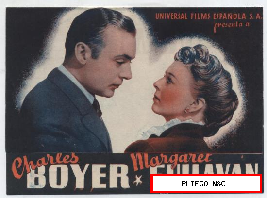 Su vida íntima. Doble de Universal. Cine Mari-León 1944