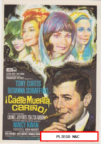 ¡Cáete Muerta, Cariño! Sencillo de Paramount Teatro Argenta-Castro Urdiales 1968. ¡IMPECABLE!