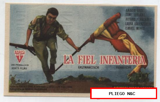 La Fiel Infantería. Sencillo de Radio films. Teatro Cervantes-Málaga 1960. ¡IMPECABLE!