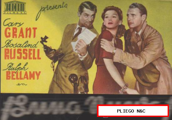 Luna Nueva. Doble de Mercurio. Cine Mari-León 1943. ¡IMPECABLE!