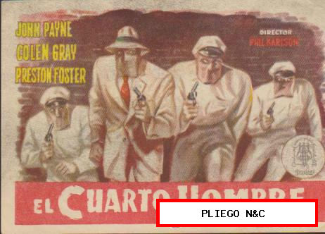 El Cuarto Hombre. Sencillo de Procines. Cine Albéniz 1955