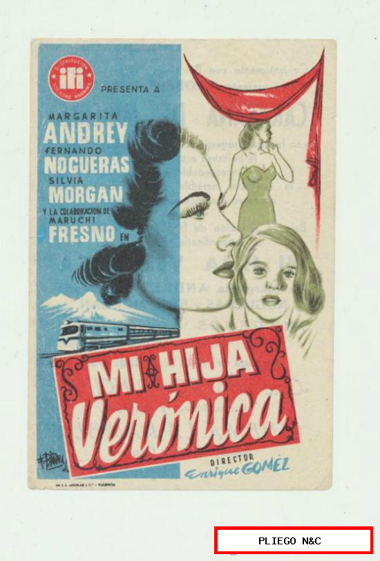 Mi Hija Verónica. Sencillo de IFI. Teatro Principal y la Rambla 1955