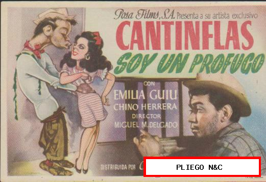 Cantinflas Soy un prófugo. Sencillo de Colombia. ¡IMPECABLE!