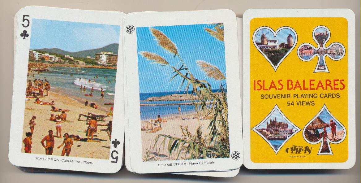 Barajas. Islas Baleares. 54 cartas. Naipes comas. SIN USAR