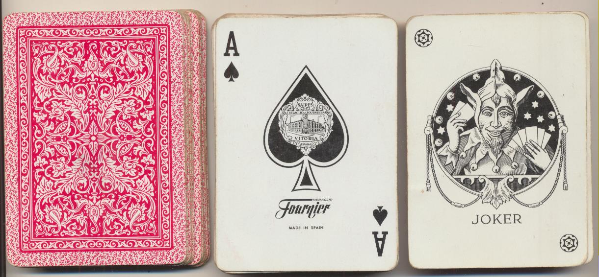 Baraja de Póker. 54 cartas. Heraclio Fournier