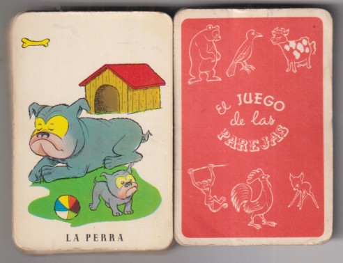 El Juego de las Parejas. Ediciones Recreativas 1959. 33 cartas. Juego a falta de 6