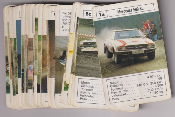 Baraja Rally. Heraclio Fournier. Solo 31 cartas (faltan dos)