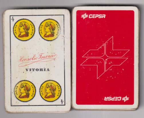 Baraja Española. Publicidad de Cepsa. Naipes Fournier. 40 cartas