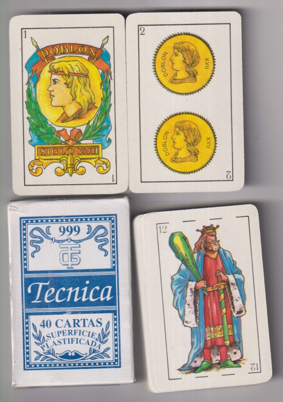 Baraja Española. El Doblón. 40 cartas. Made in China. Sin usar