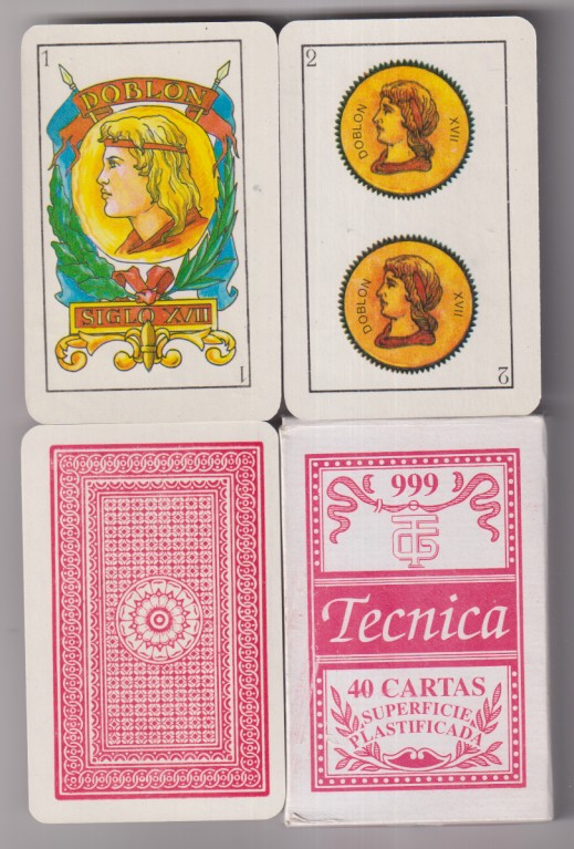 El Doblón. Baraja Española. 40 cartas. Made in china. Sin usar