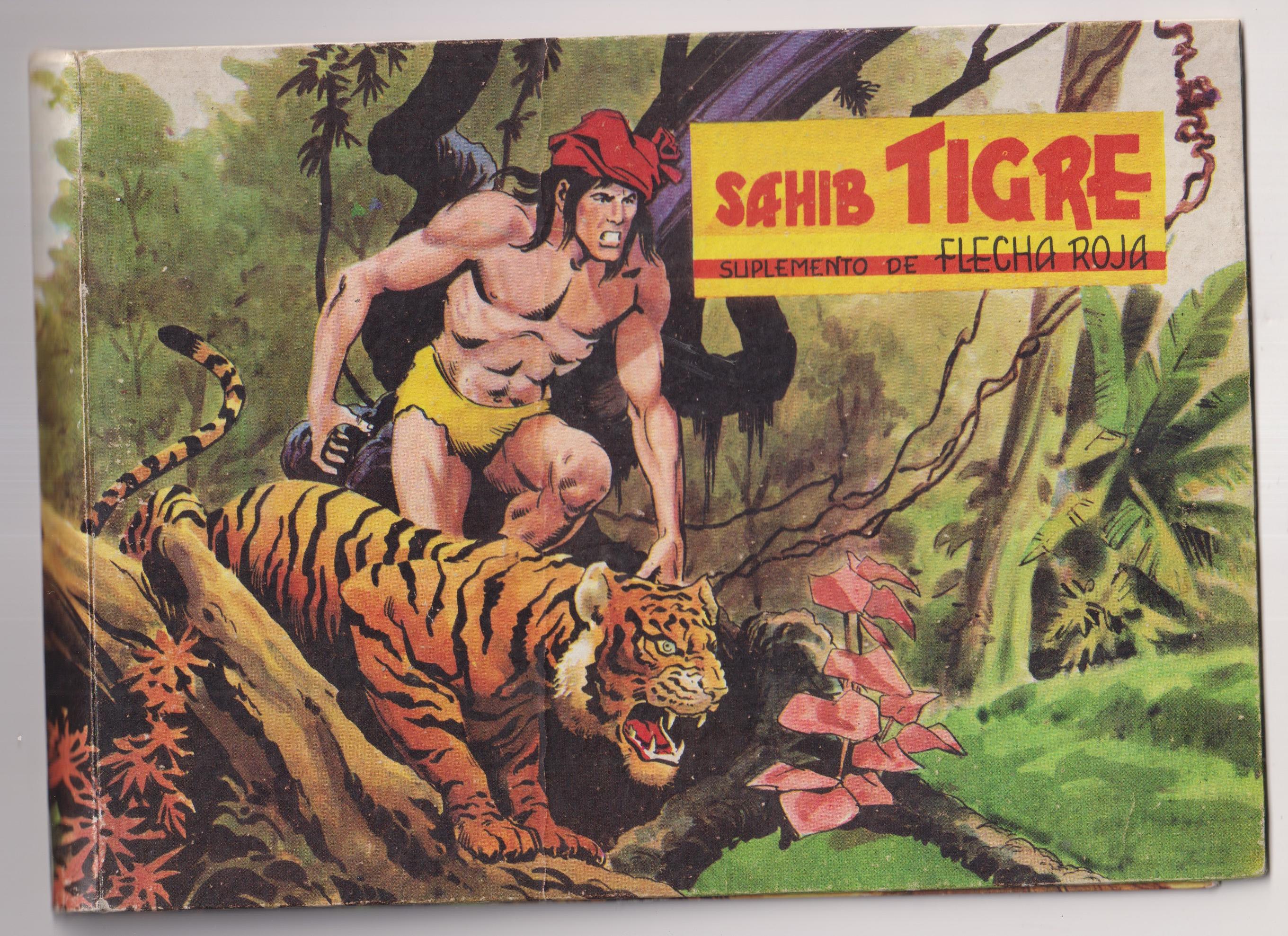 Sahib Tigre. Suplemento de Flecha Roja. Tapas.  Editorial Maga