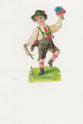 Cromo Troquelado (10,5x6) Alemania circa 1900