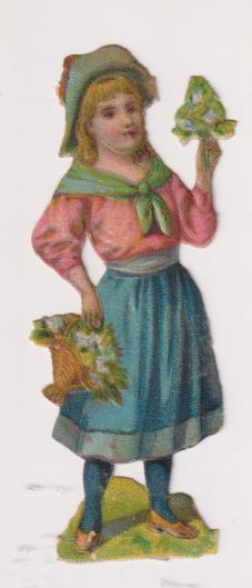 Chocolate Amatller. Cromo Troquelado (7, 8 cms.) Siglo XIX